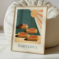 Bruschetta from Barcelona, Spain - Art Print - Interior inspiration