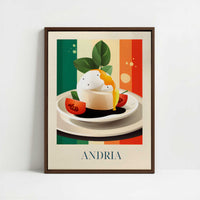 Framed Canvas - Framed canvas in dark wood color frame