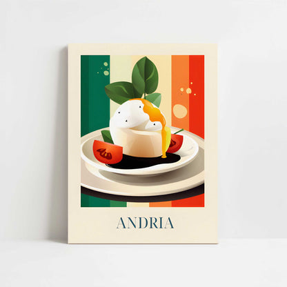Burrata from Andria, Italy - Art Print - Unframed art print