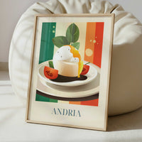Burrata from Andria, Italy - Art Print - Interior inspiration