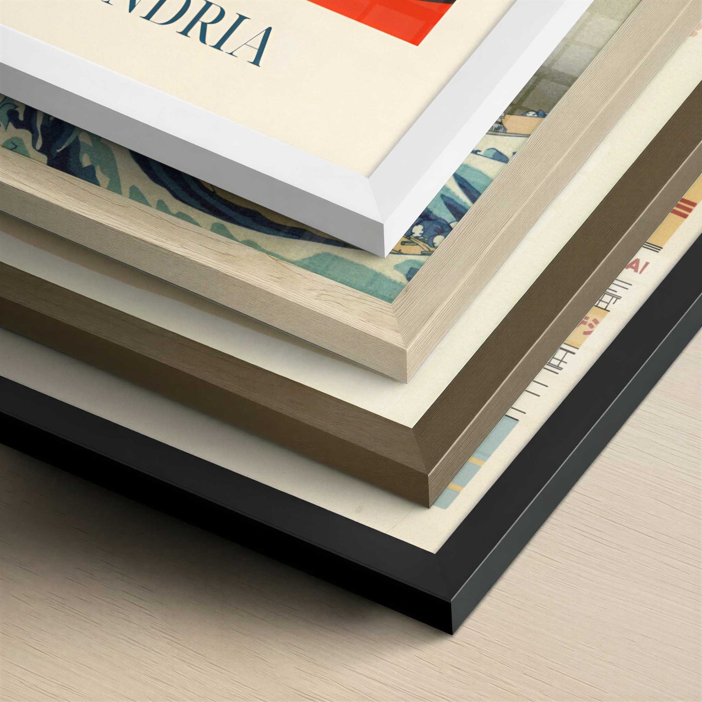 Burrata from Andria, Italy - Art Print - Close-up detail of the different frames