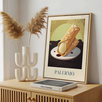 Framed Canvas - Framed canvas in a stylish interior setting