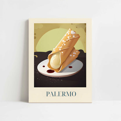 Cannoli from Palermo, Italy - Art Print - Unframed art print