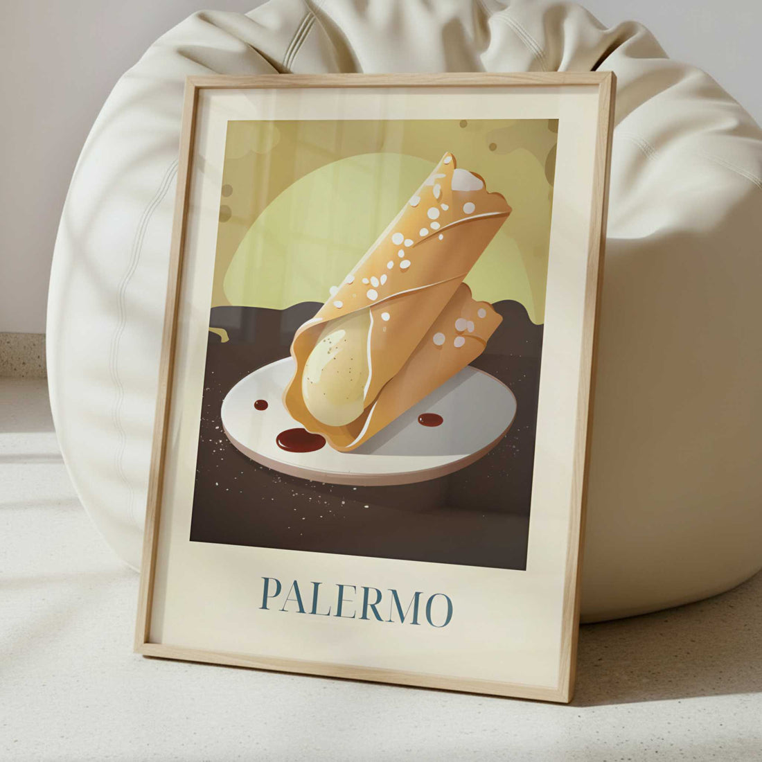 Cannoli from Palermo, Italy - Art Print - Interior inspiration