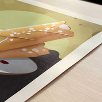 Cannoli from Palermo, Italy - Art Print - Close-up detail of the art print
