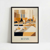 Framed Canvas - Framed canvas in black frame