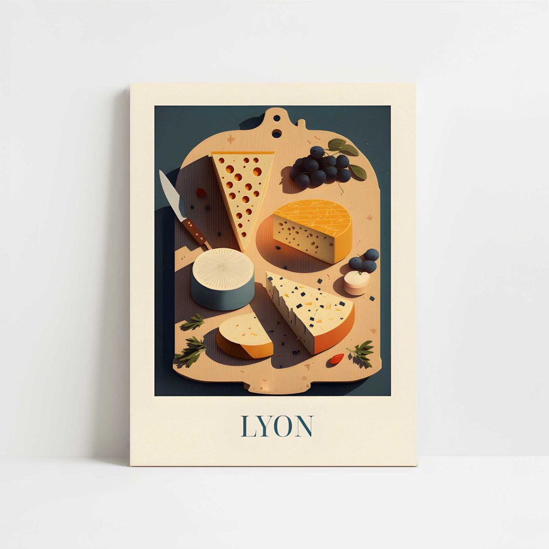 Charcuterie from Lyon, France - Art Print - Unframed art print