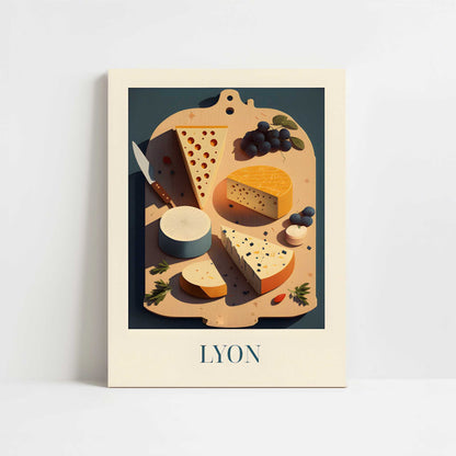 Charcuterie from Lyon, France - Art Print - Unframed art print