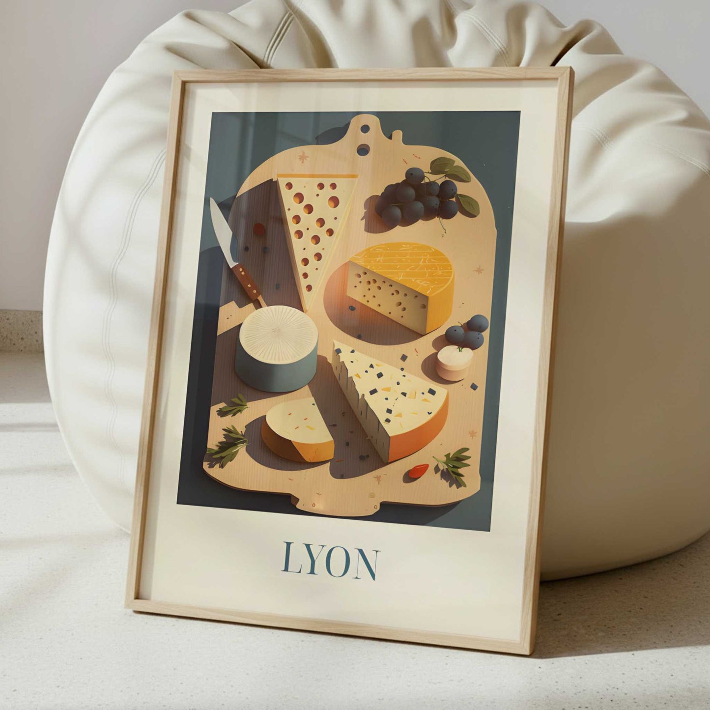 Charcuterie from Lyon, France - Art Print - Interior inspiration