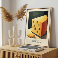 Framed Canvas - Framed canvas in a stylish interior setting