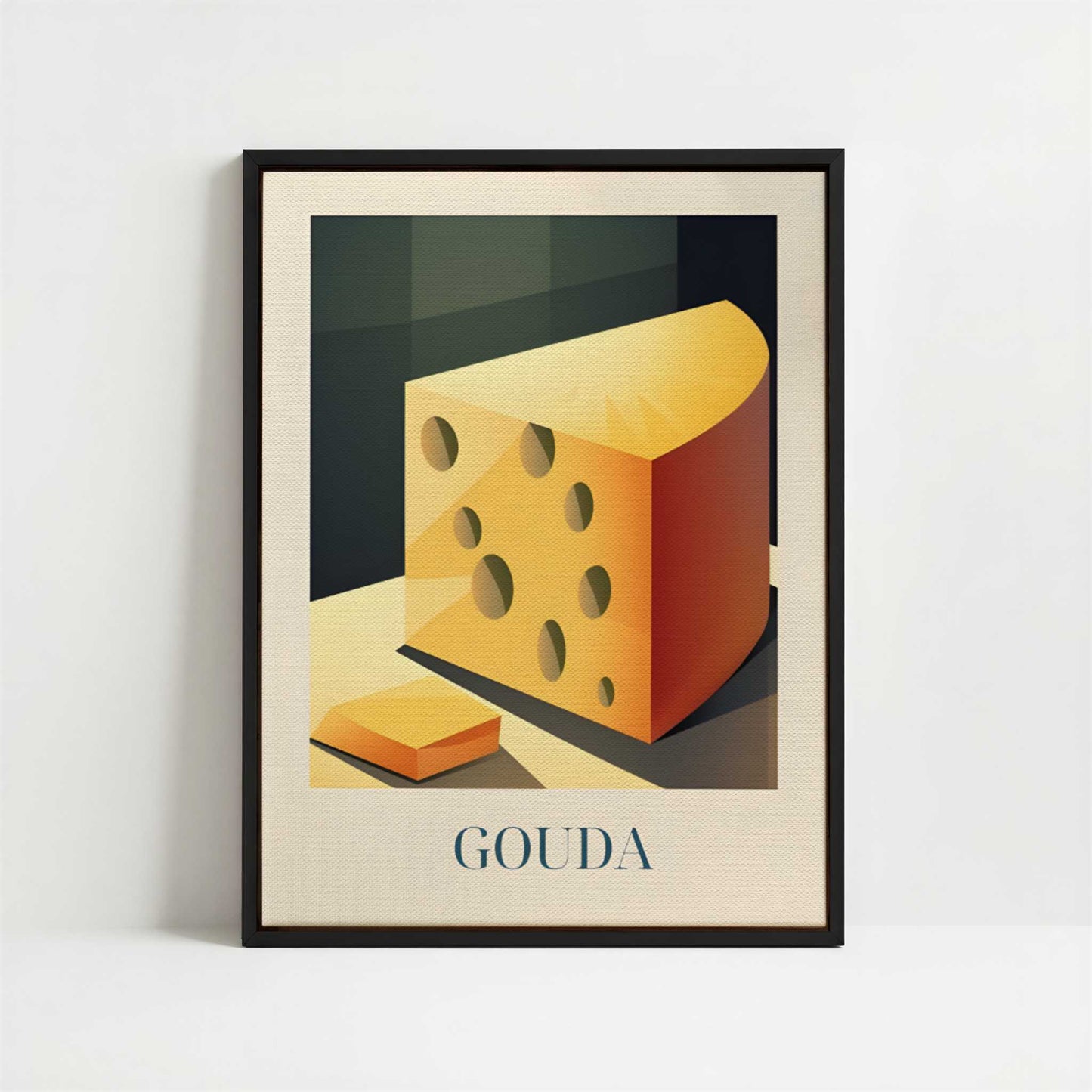 Framed Canvas - Framed canvas in black frame