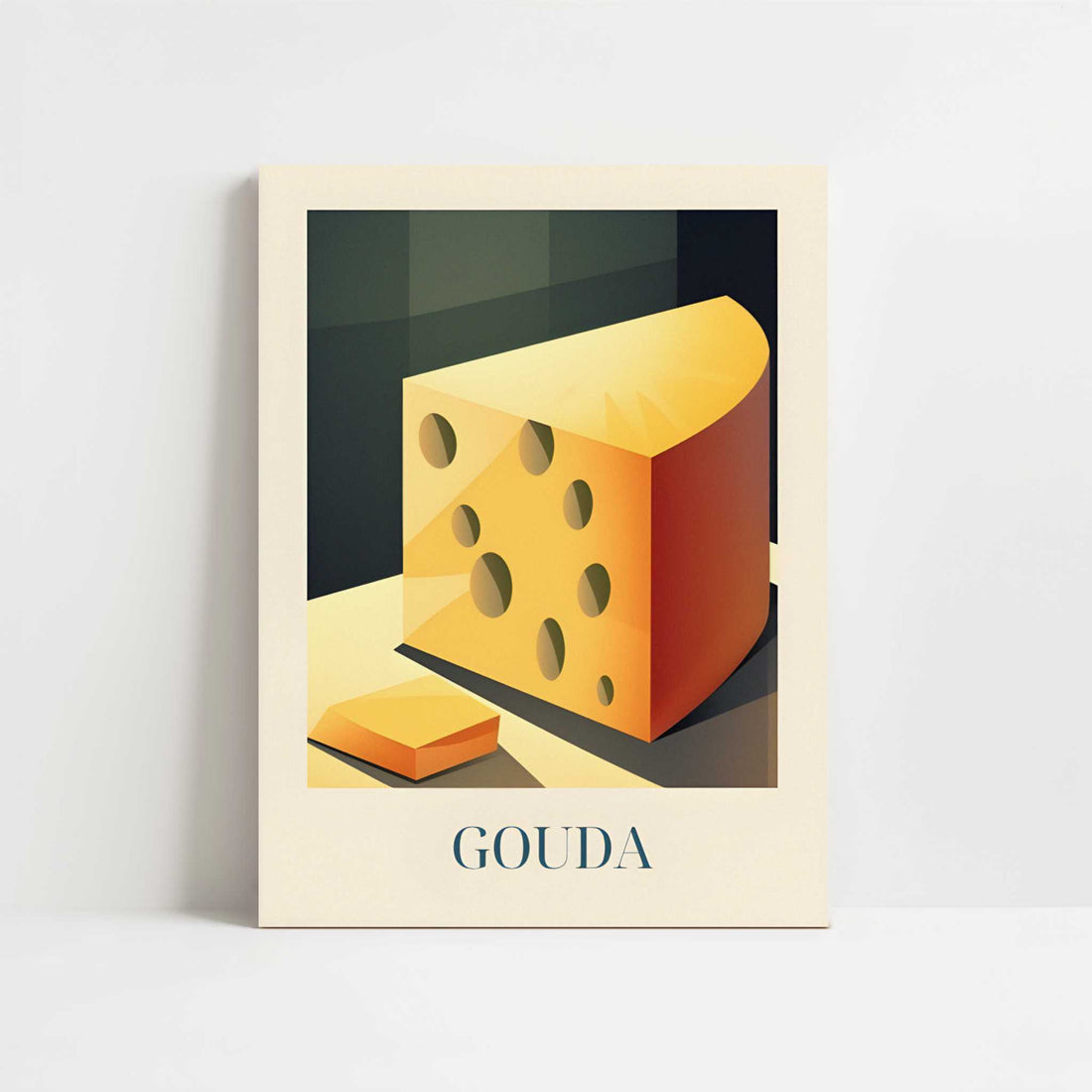 Cheese from Gouda, the Netherlands - Art Print - Unframed art print