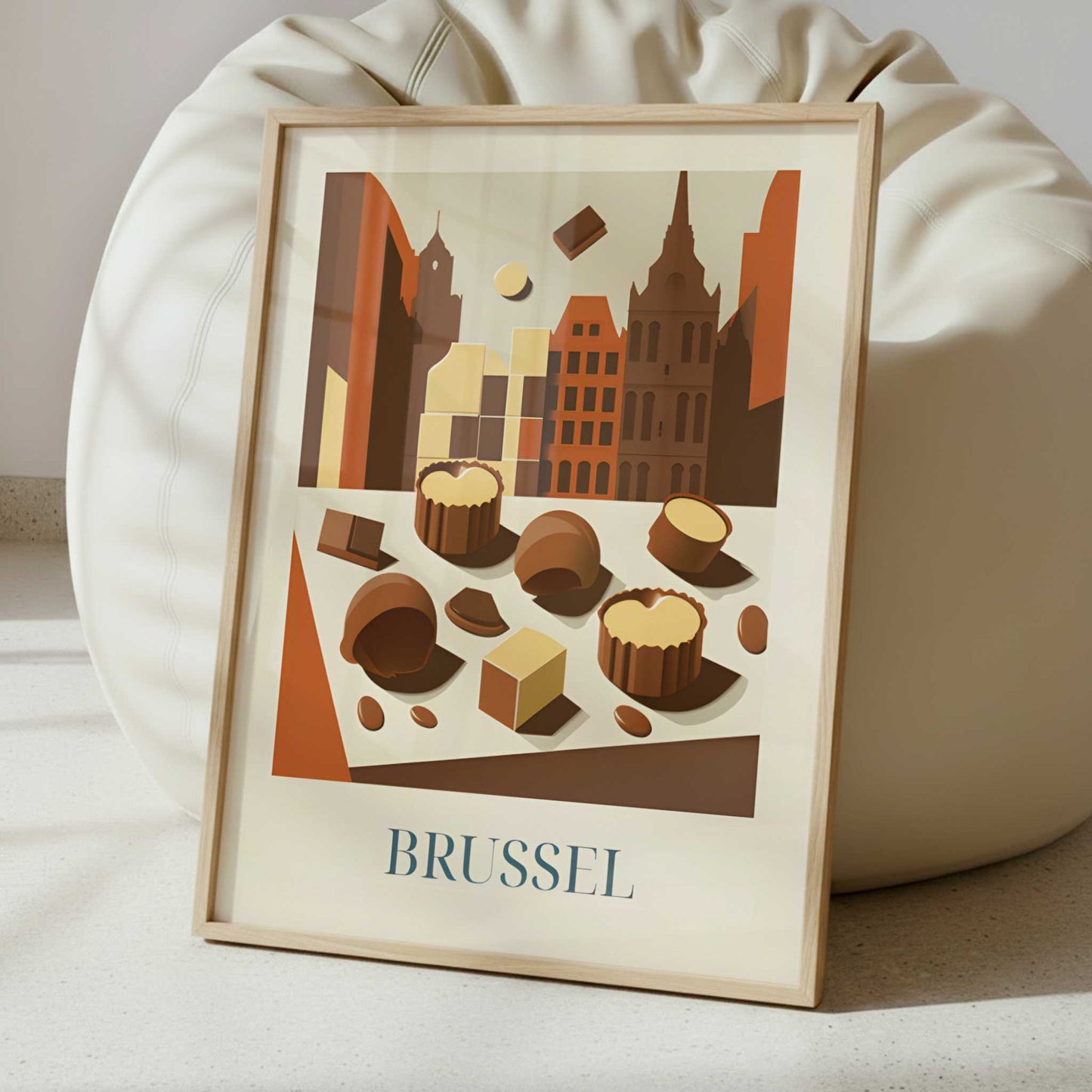 Chocolates from Brussels, Belgium - Art Print - Interior inspiration