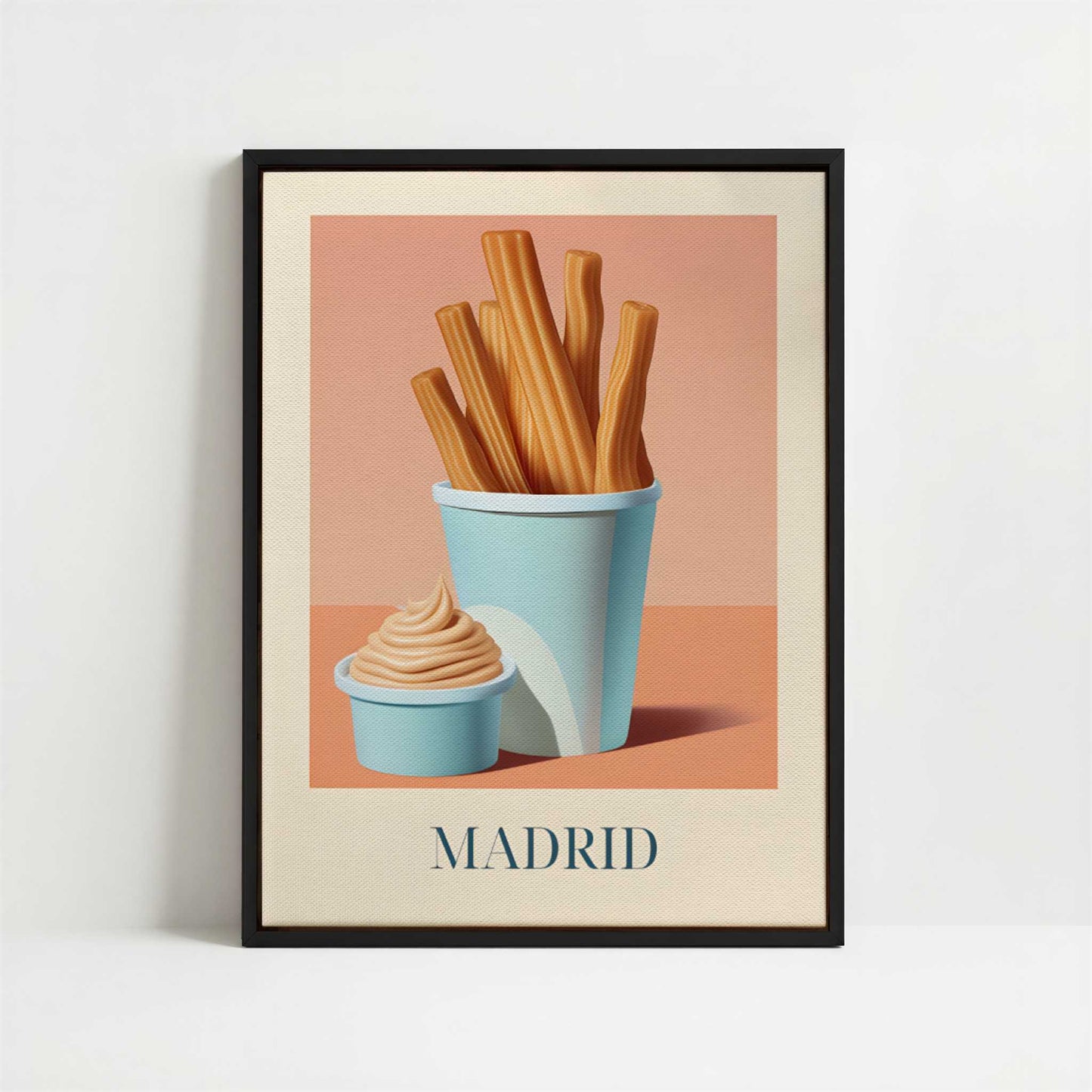 Framed Canvas - Framed canvas in black frame