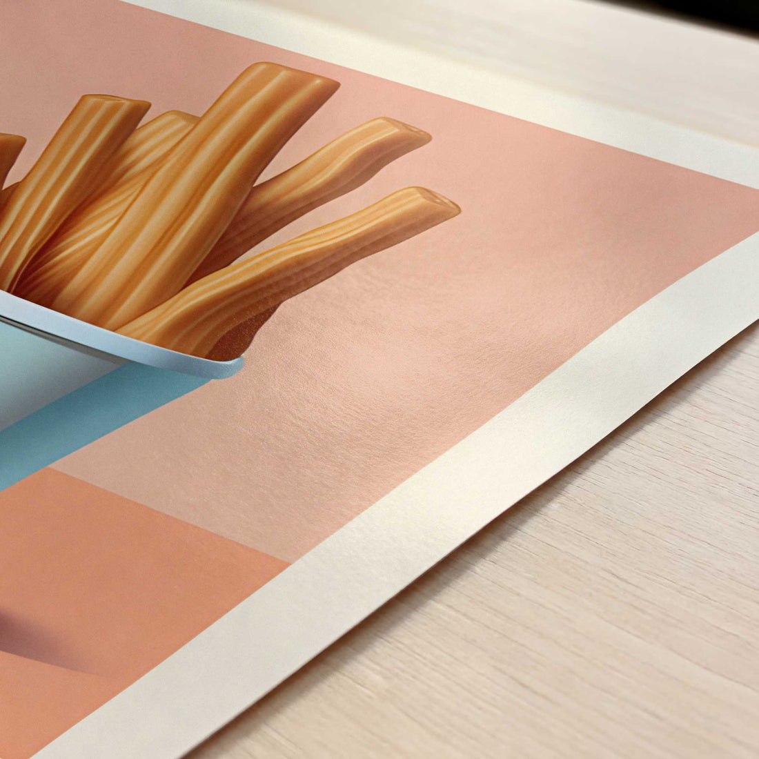Churros from Madrid, Spain - Art Print - Close-up detail of the art print