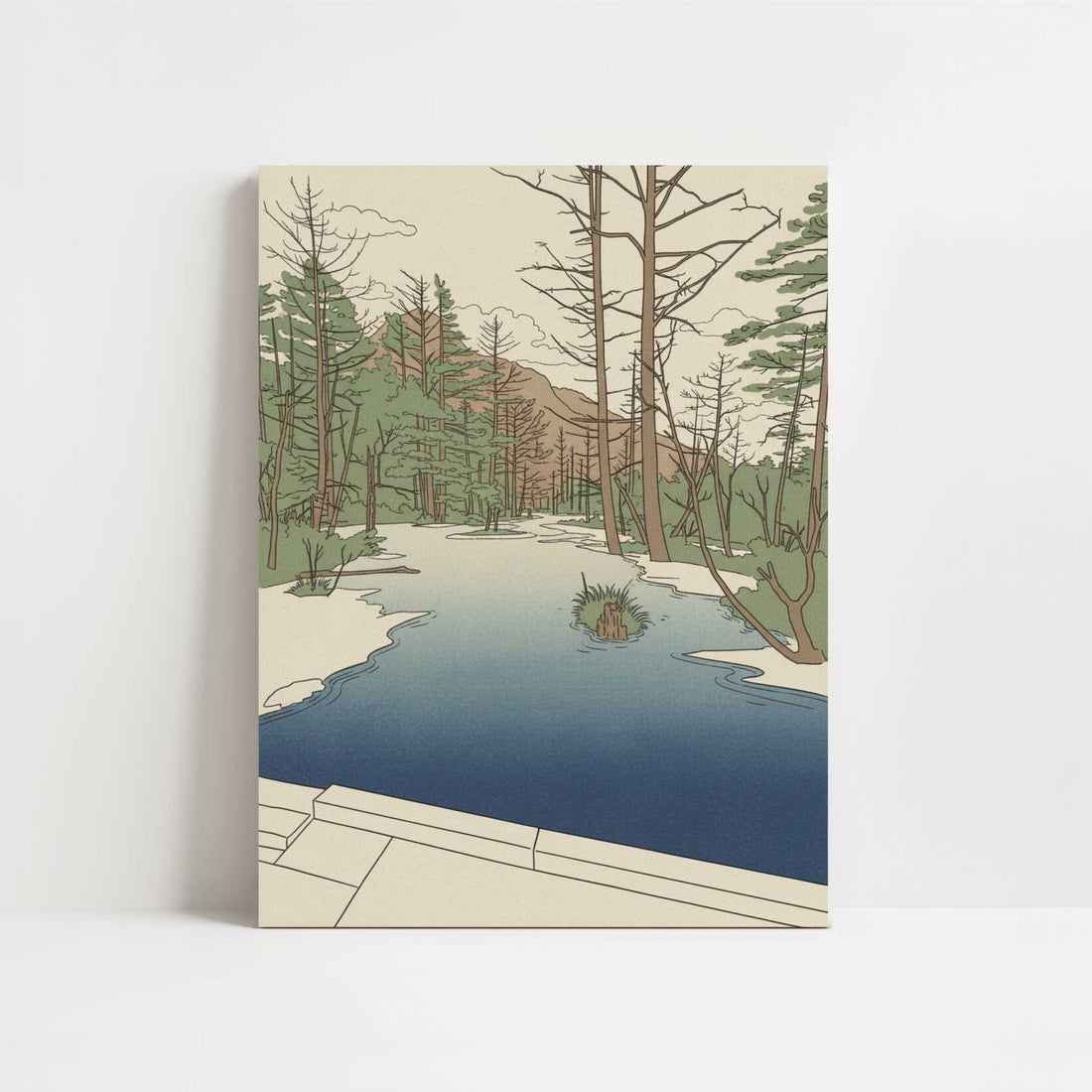 Cold Waters of Kamikochi - Art Print - Unframed art print