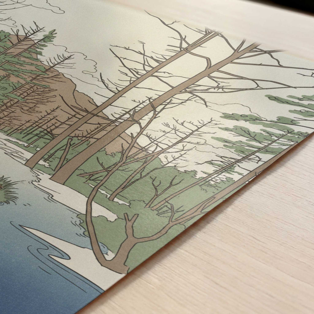 Cold Waters of Kamikochi - Art Print - Close-up detail of the art print