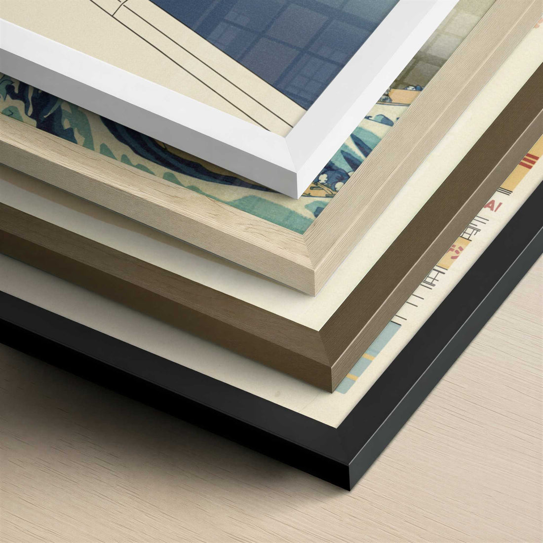 Cold Waters of Kamikochi - Art Print - Close-up detail of the different frames