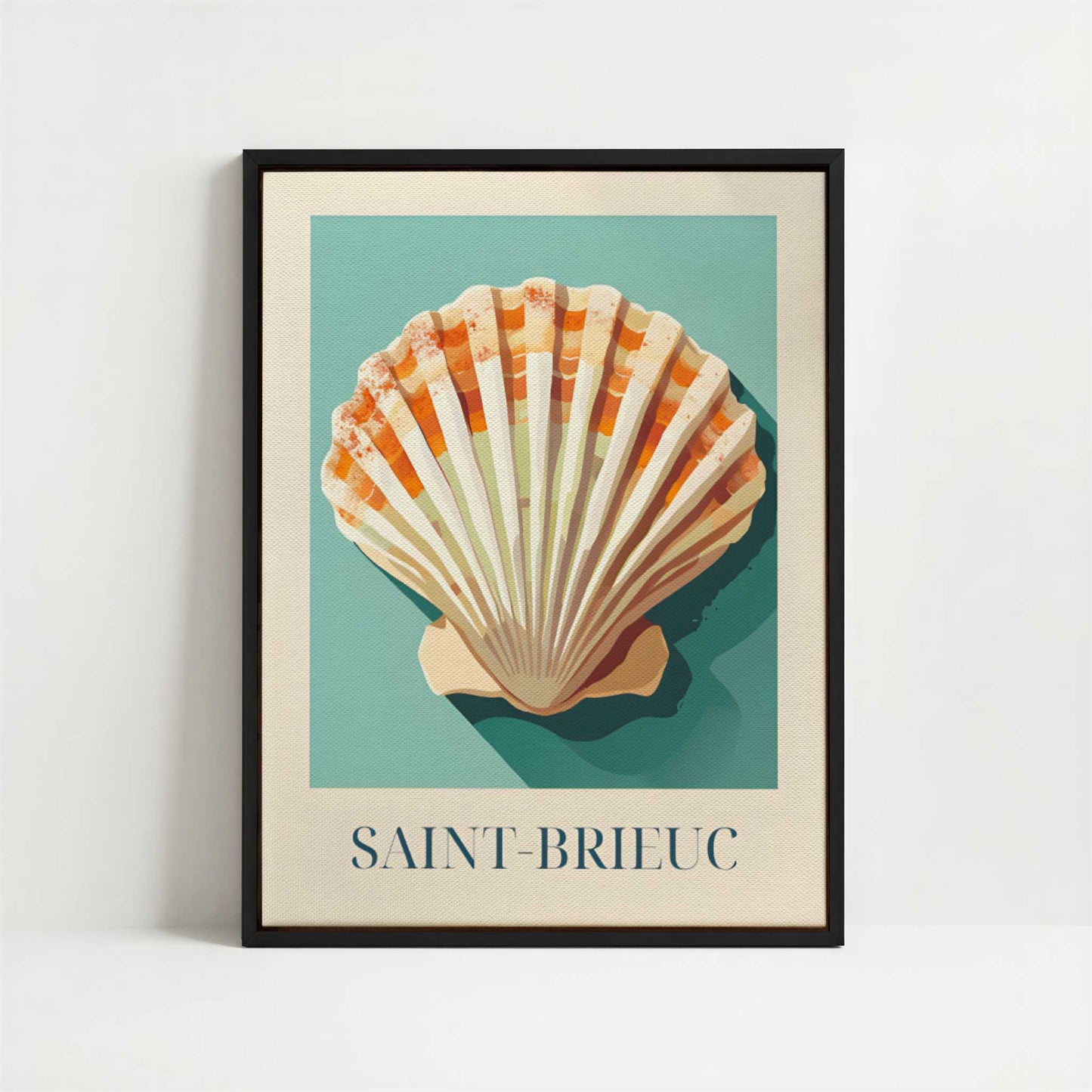 Framed Canvas - Framed canvas in black frame