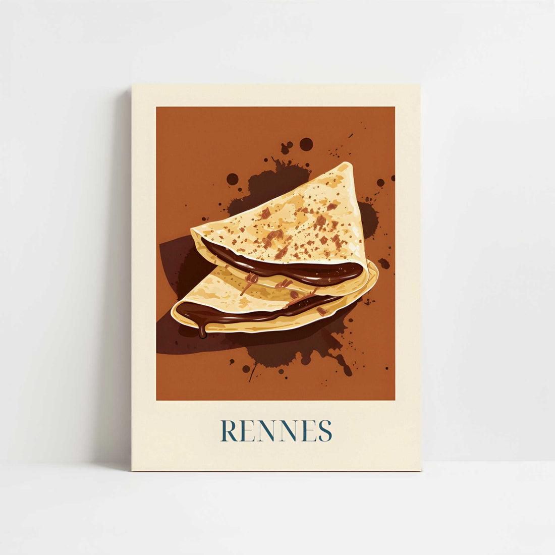 Crêpes from Rennes, France - Art Print - Unframed art print