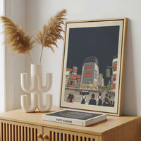 Framed Canvas - Framed canvas in a stylish interior setting