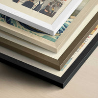 Crossing Together in Shinjuku - Art Print - Close-up detail of the different frames