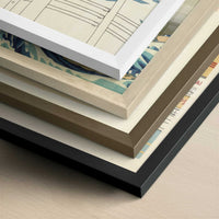 Crossroads of Chiyoda, Tokyo - Art Print - Close-up detail of the different frames