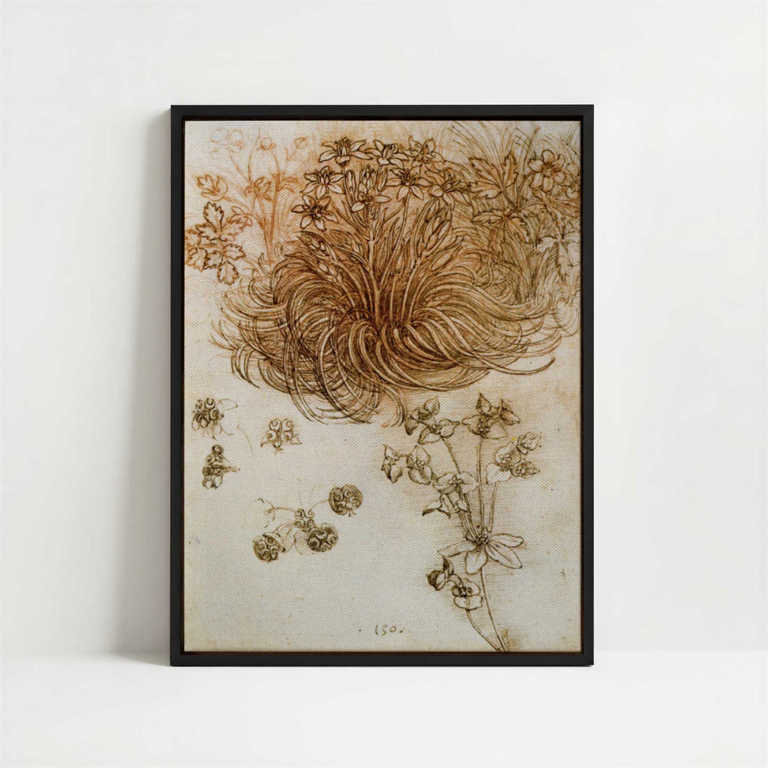 Framed Canvas - Framed canvas in black frame
