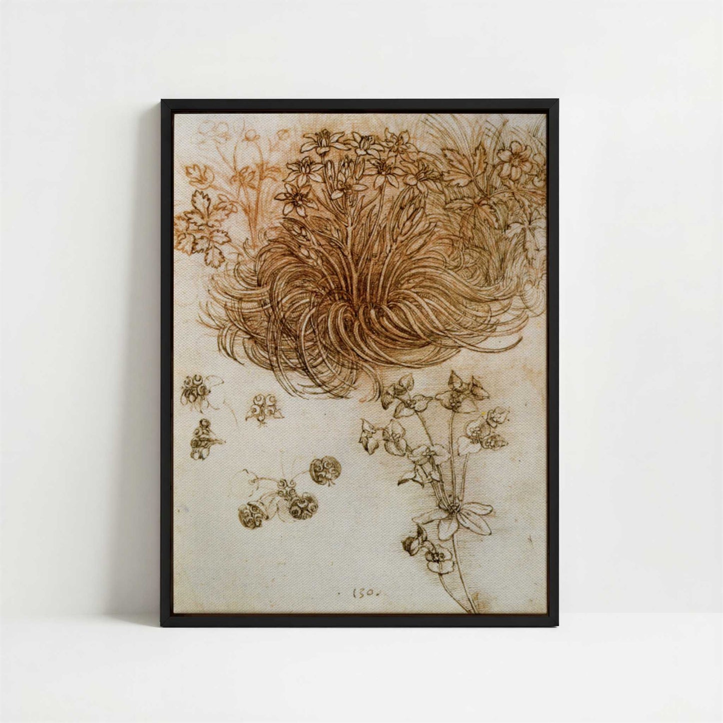 Framed Canvas - Framed canvas in black frame
