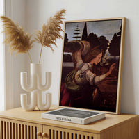 Framed Canvas - Framed canvas in a stylish interior setting