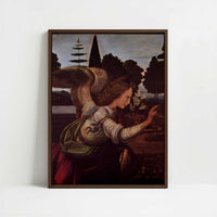 Framed Canvas - Framed canvas in dark wood color frame