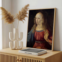 Framed Canvas - Framed canvas in a stylish interior setting