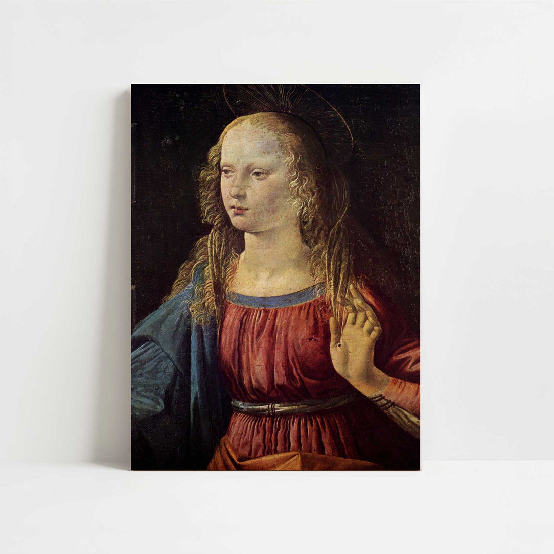 Annunciation, Virgin (1472–1475) by Leonardo da Vinci – Art Print - Unframed art print