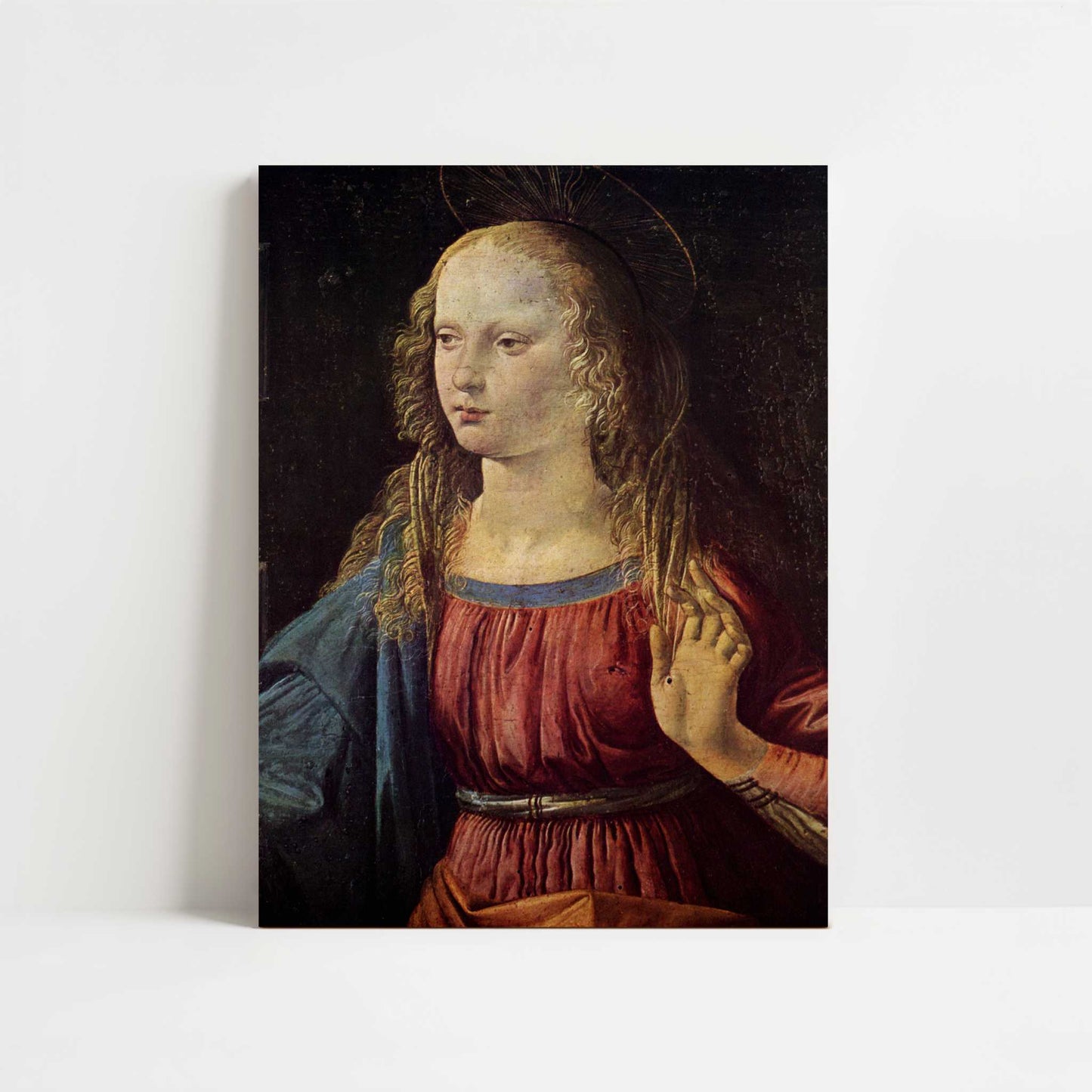 Annunciation, Virgin (1472–1475) by Leonardo da Vinci – Art Print - Unframed art print
