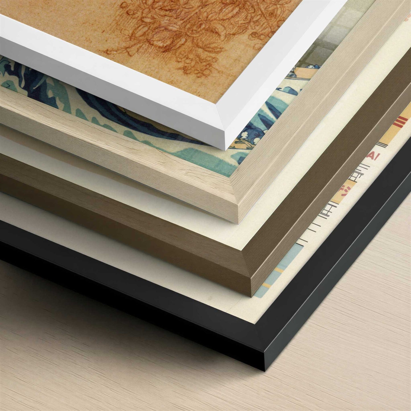 Branch of Blackberry (1490s) by Leonardo da Vinci – Art Print - Close-up detail of the different frames