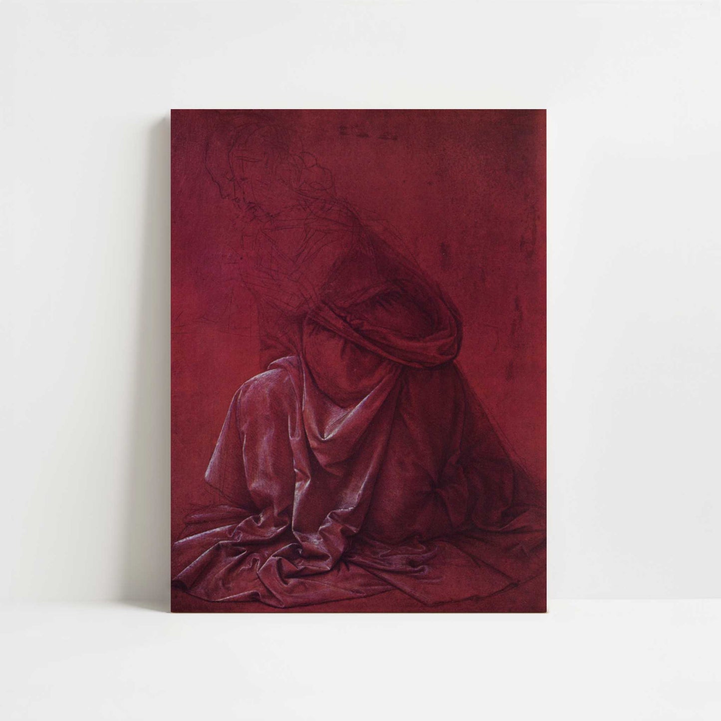 Drapery Study (1470s) by Leonardo da Vinci – Art Print - Unframed art print