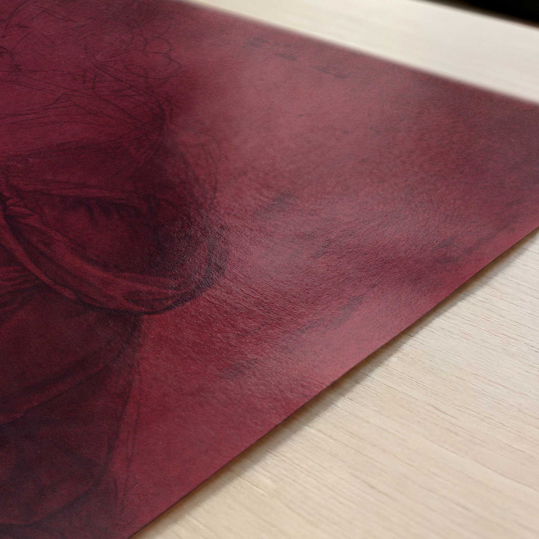 Drapery Study (1470s) by Leonardo da Vinci – Art Print - Close-up detail of the art print