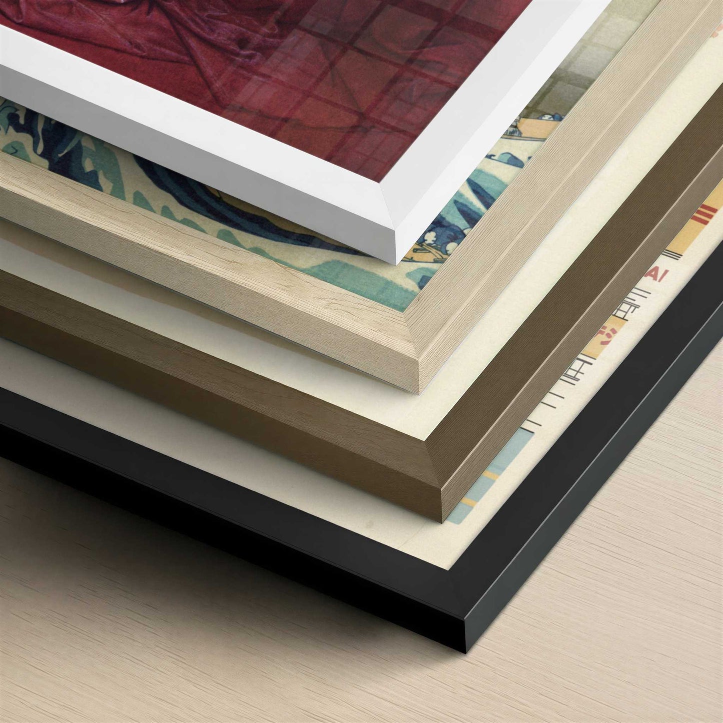 Drapery Study (1470s) by Leonardo da Vinci – Art Print - Close-up detail of the different frames
