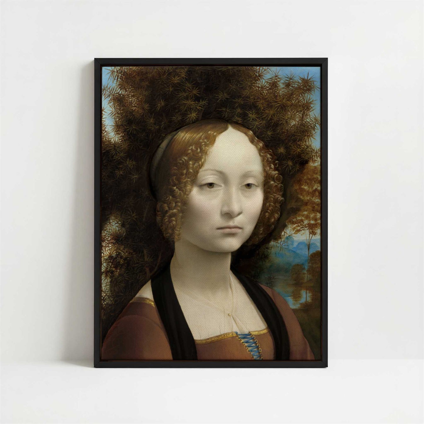 Framed Canvas - Framed canvas in black frame
