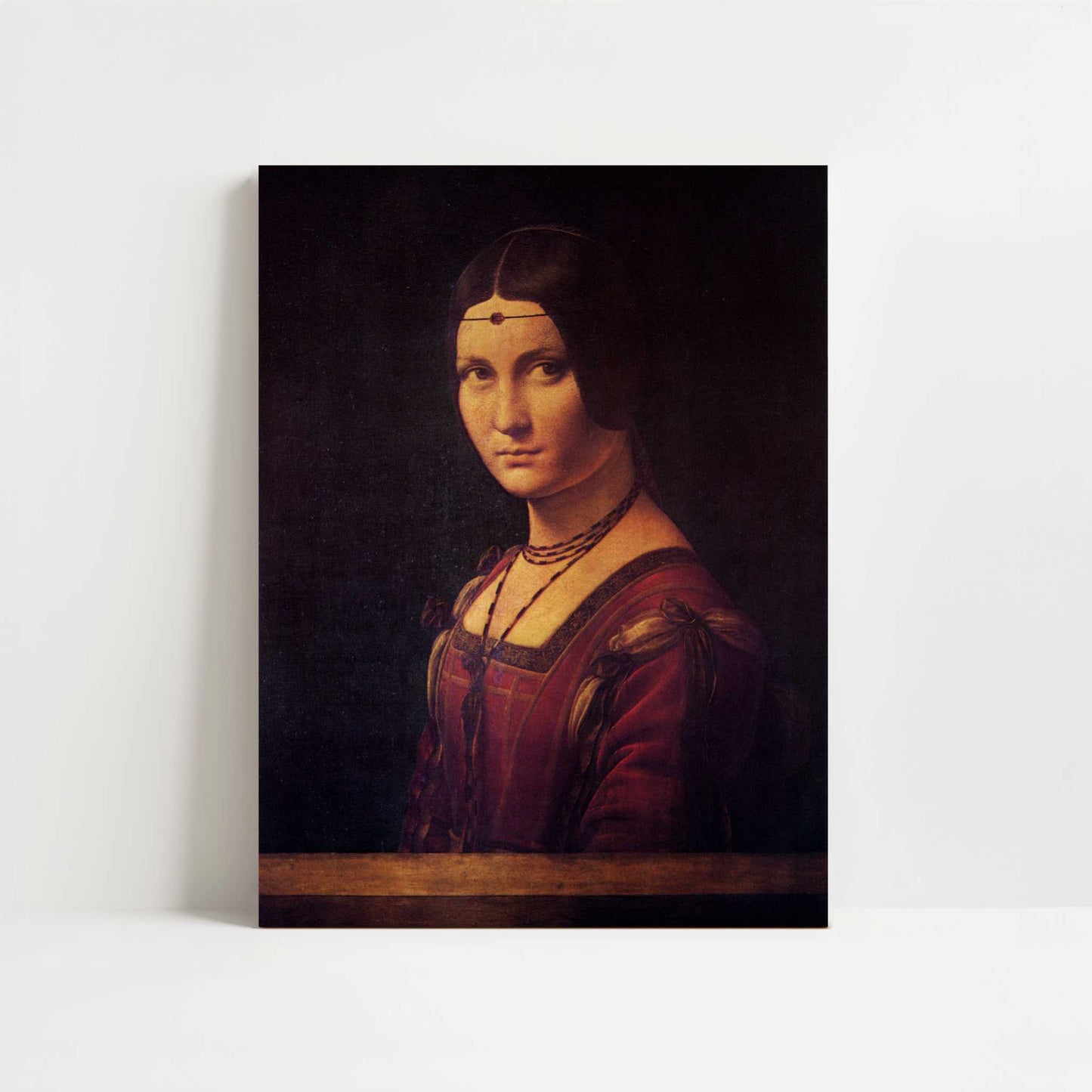 La Belle Ferronnière (1486-8) by Leonardo da Vinci – Art Print - Unframed art print