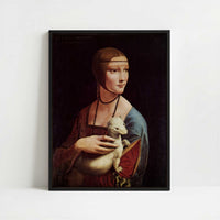 Framed Canvas - Framed canvas in black frame