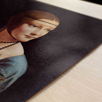 Lady with Ermine (c.1489–1490) by Leonardo da Vinci – Art Print - Close-up detail of the art print