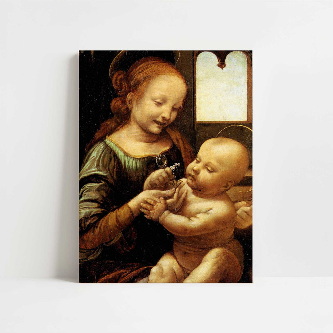 Madonna with a Flower (1478) by Leonardo da Vinci – Art Print - Unframed art print