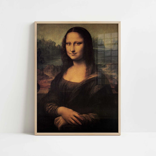 Mona Lisa (1503) by Leonardo da Vinci – Art Print - Art print in oak frame