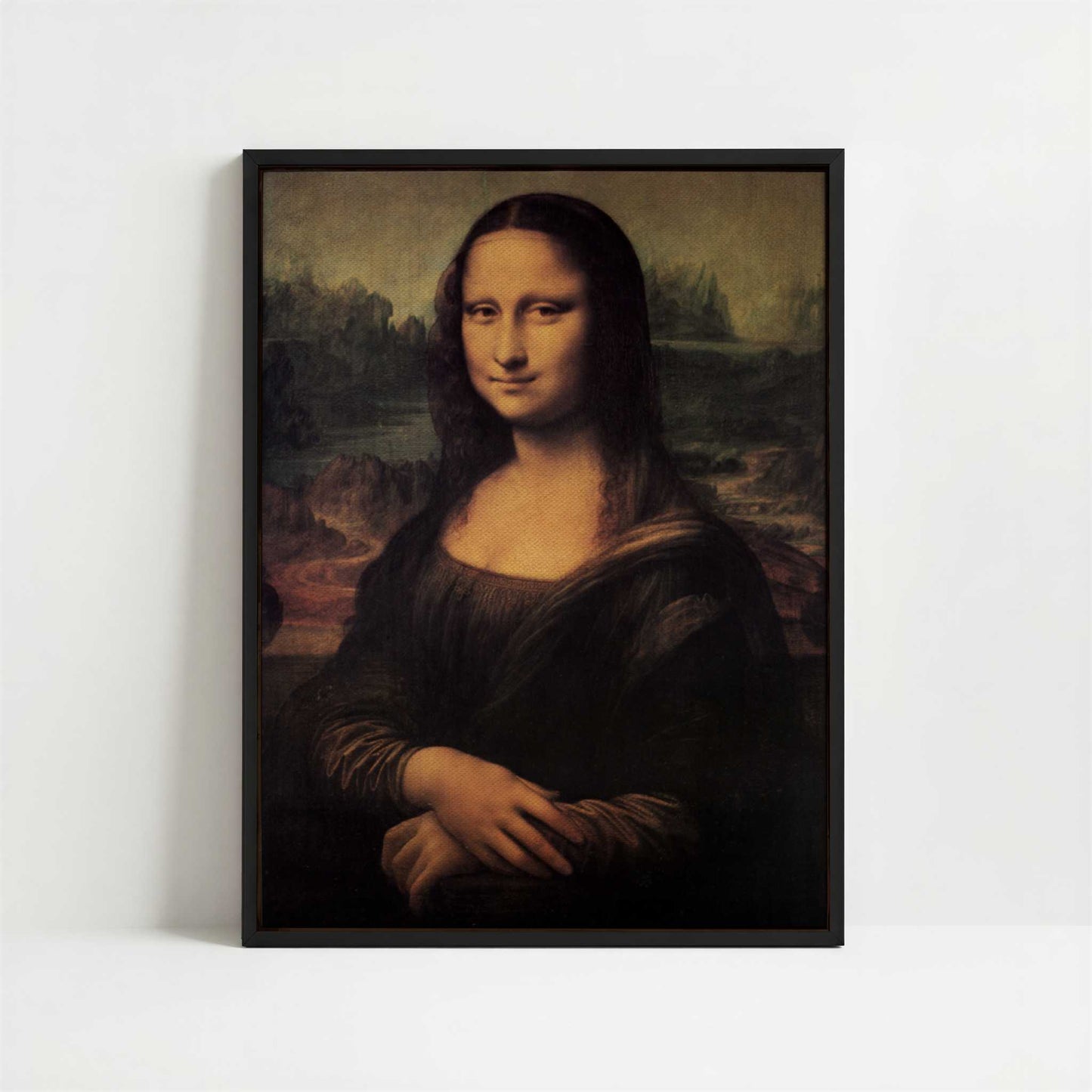Framed Canvas - Framed canvas in black frame