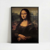 Mona Lisa (1503) by Leonardo da Vinci – Art Print - Art print in black frame