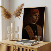Framed Canvas - Framed canvas in a stylish interior setting
