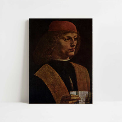 Portrait of a Musician (c.1485) by Leonardo da Vinci – Art Print - Unframed art print