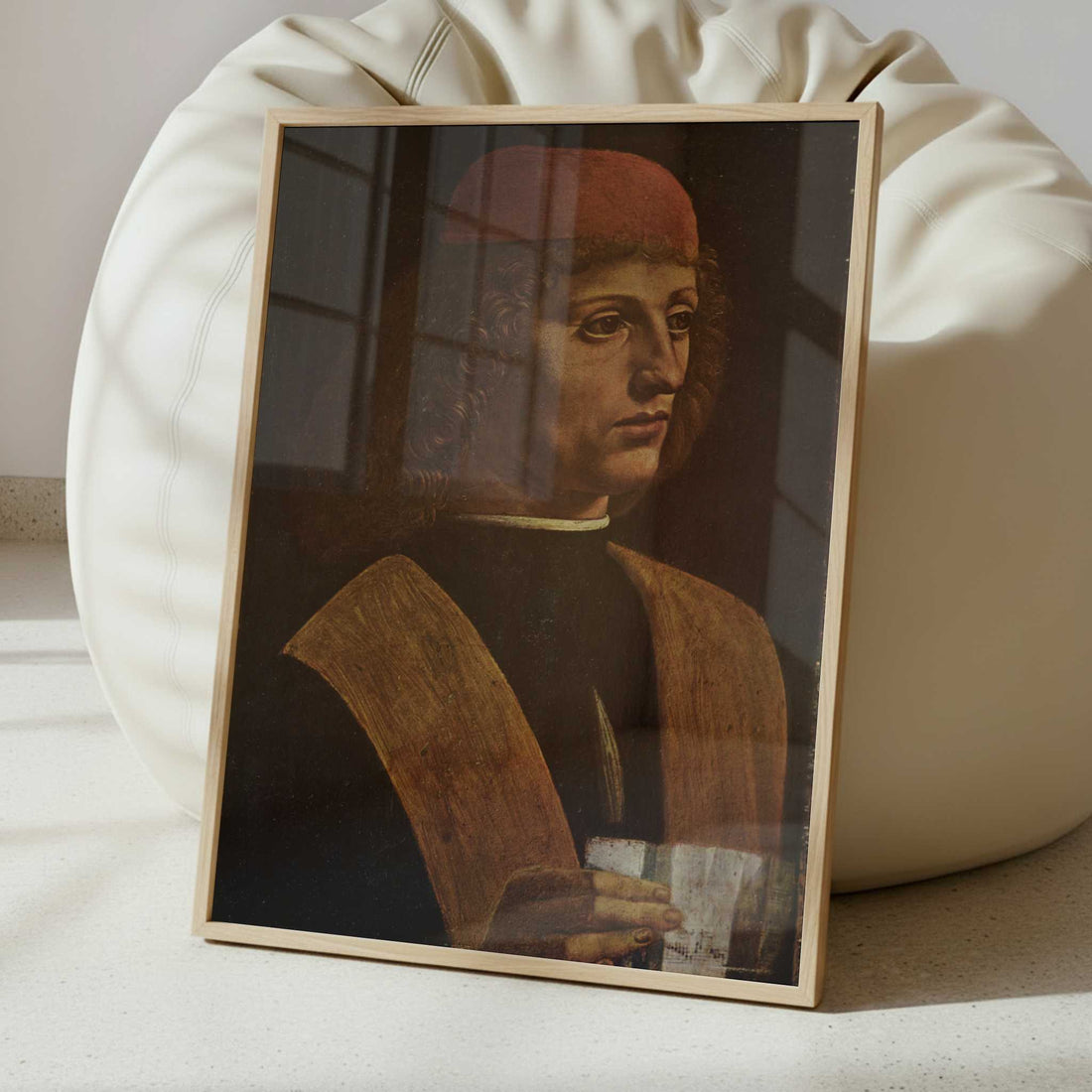 Portrait of a Musician (c.1485) by Leonardo da Vinci – Art Print - Interior inspiration