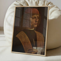Portrait of a Musician (c.1485) by Leonardo da Vinci – Art Print - Interior inspiration